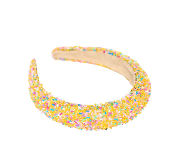 Girls Puff Confetti/Sprinkle Headband