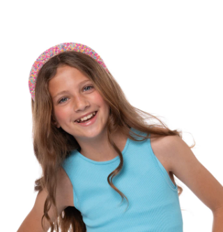 Girls Puff Confetti/Sprinkle Headband