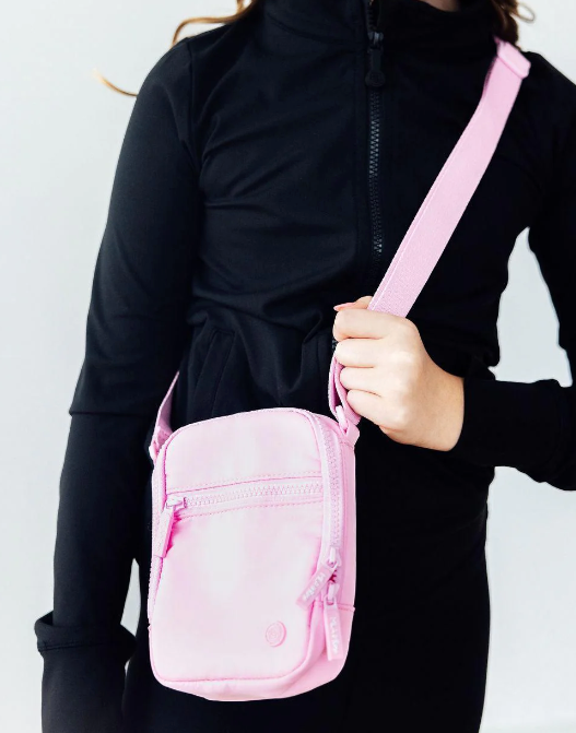 Bubblegum Pink Crossbody Bag
