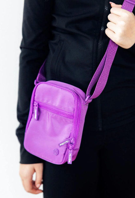 Neon Purple Crossbody Bag