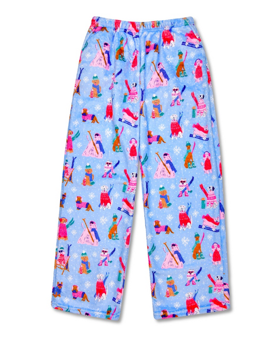 Ski Dogs Plush Pants
