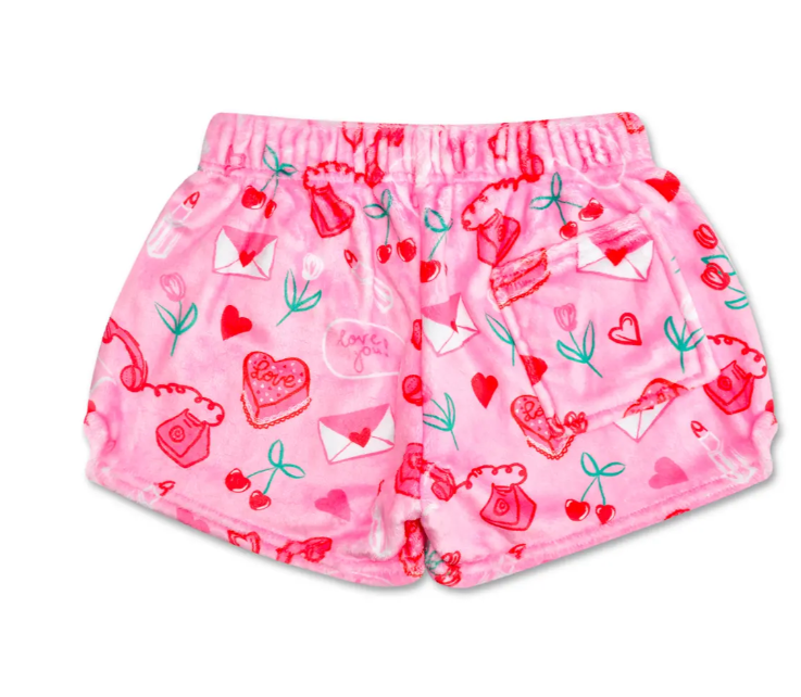 Love Doodles Plush Shorts