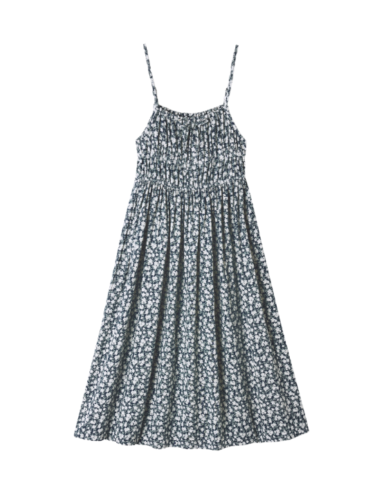 Delia Dress | Navy Floral