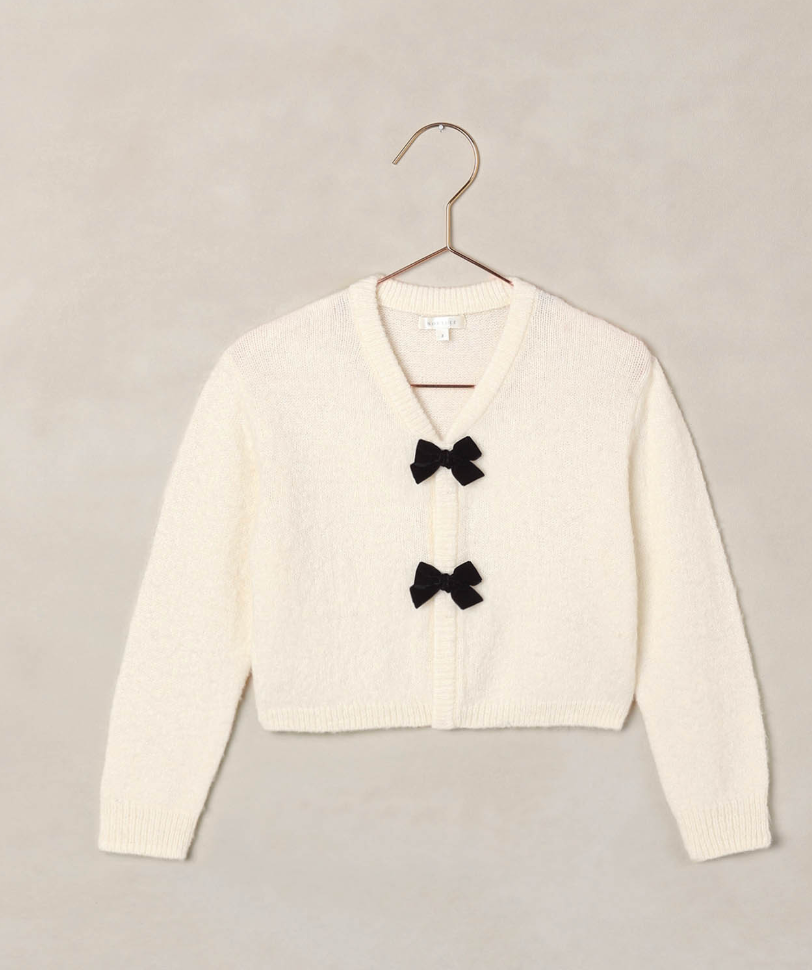 Bow Cardigan | Ivory