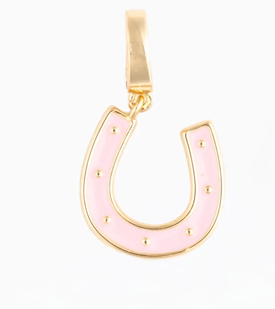 MM Charm | Pink Horse Shoe