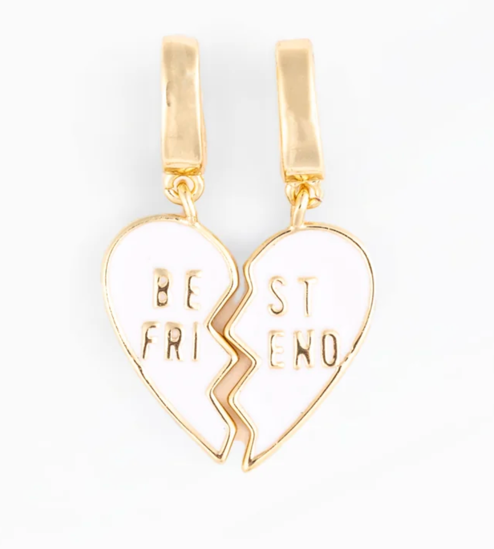 MM Charm | White Heart Friends