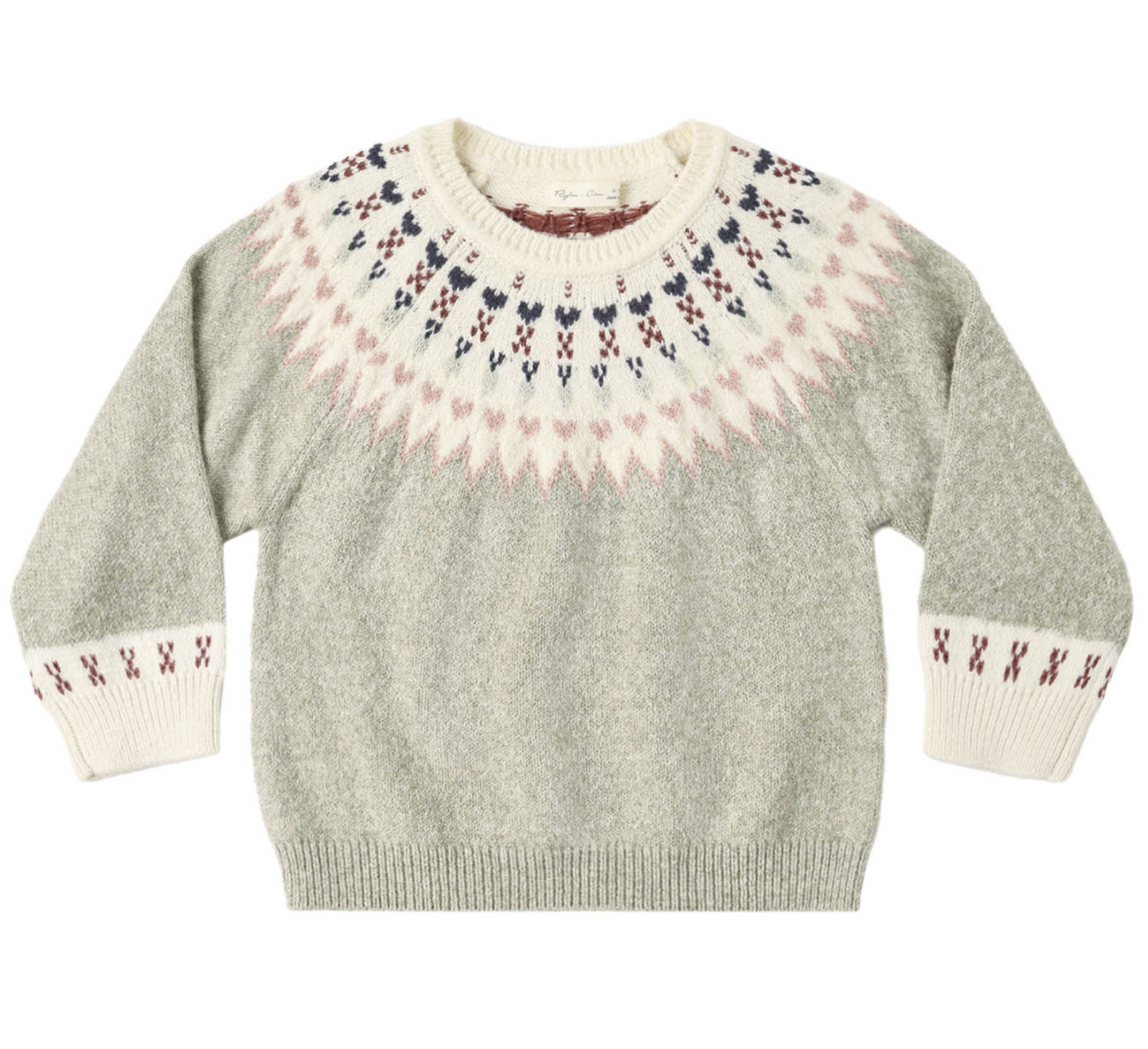 Fair Isle Sweater | Sage