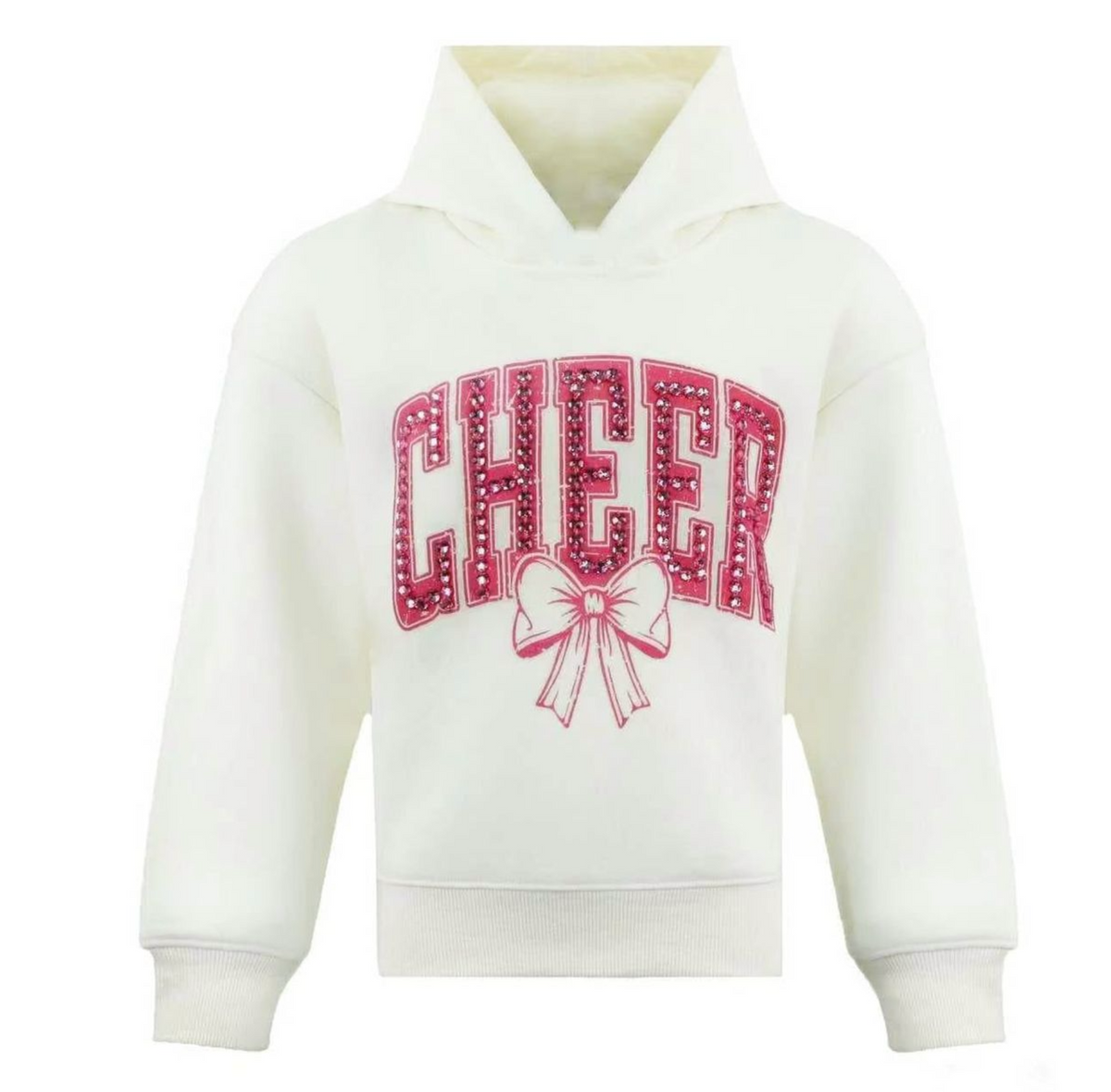 Crystal Cheer Bow Sweatshirt