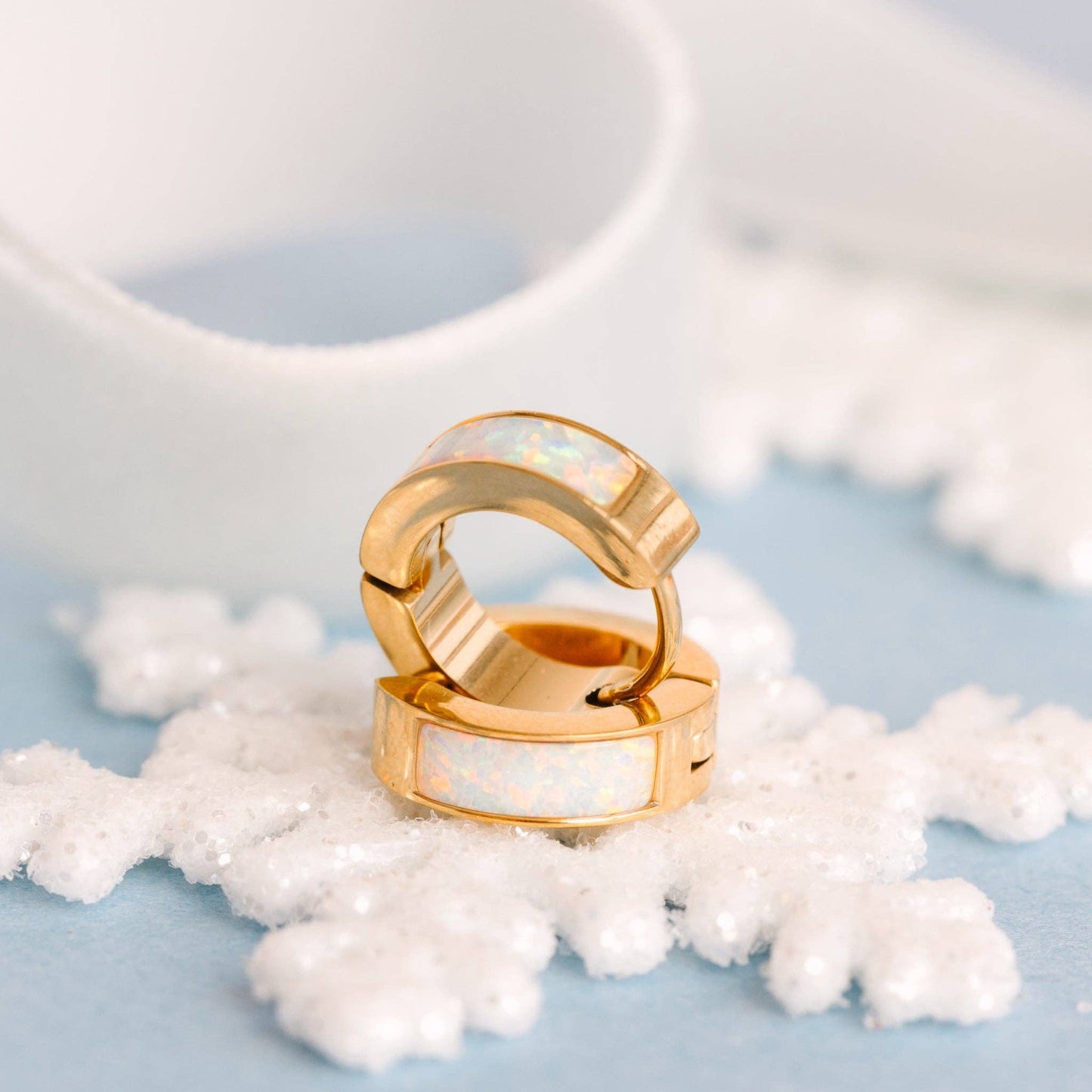 White Opal Huggies