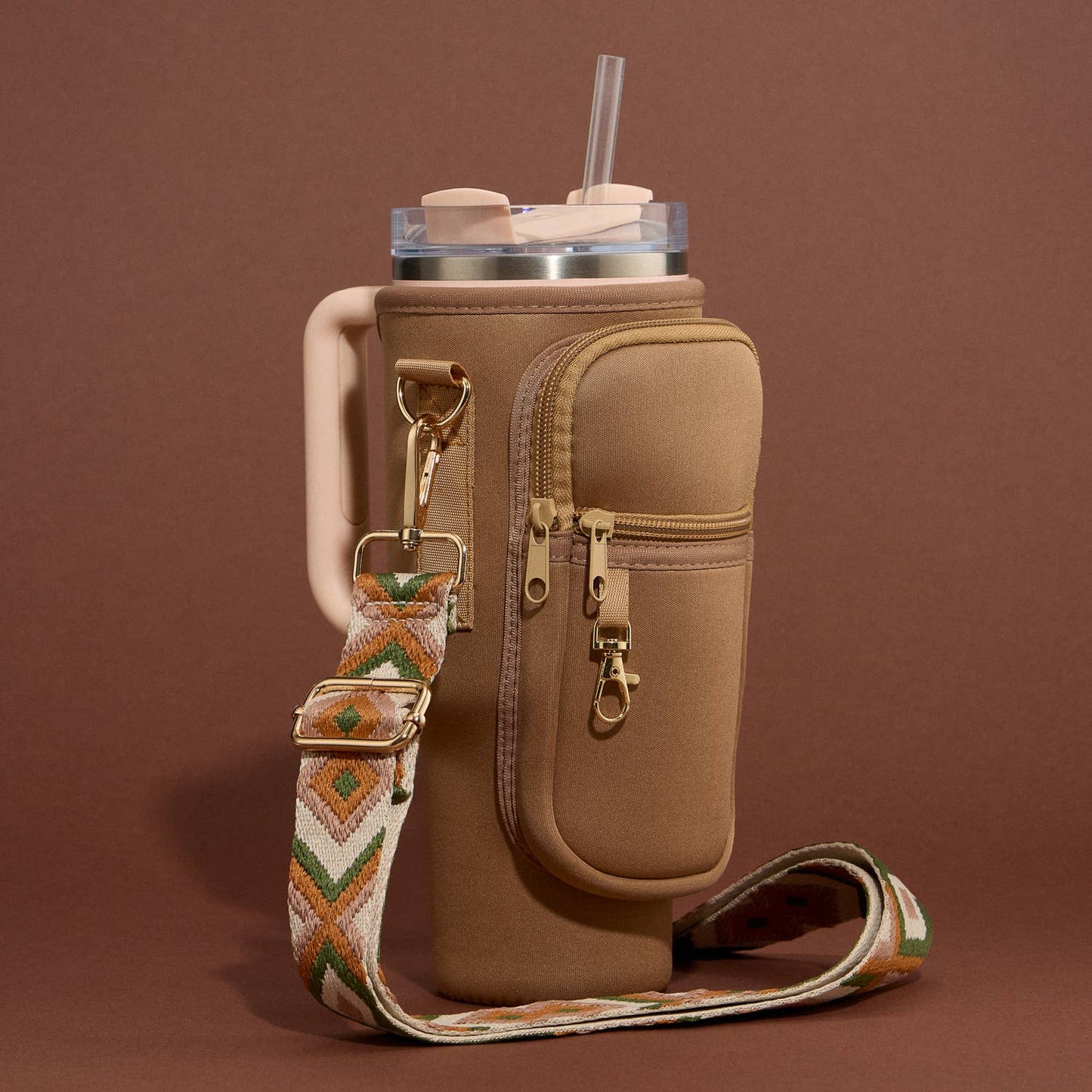 Scuba Sling Tumbler Bag | Light Pink