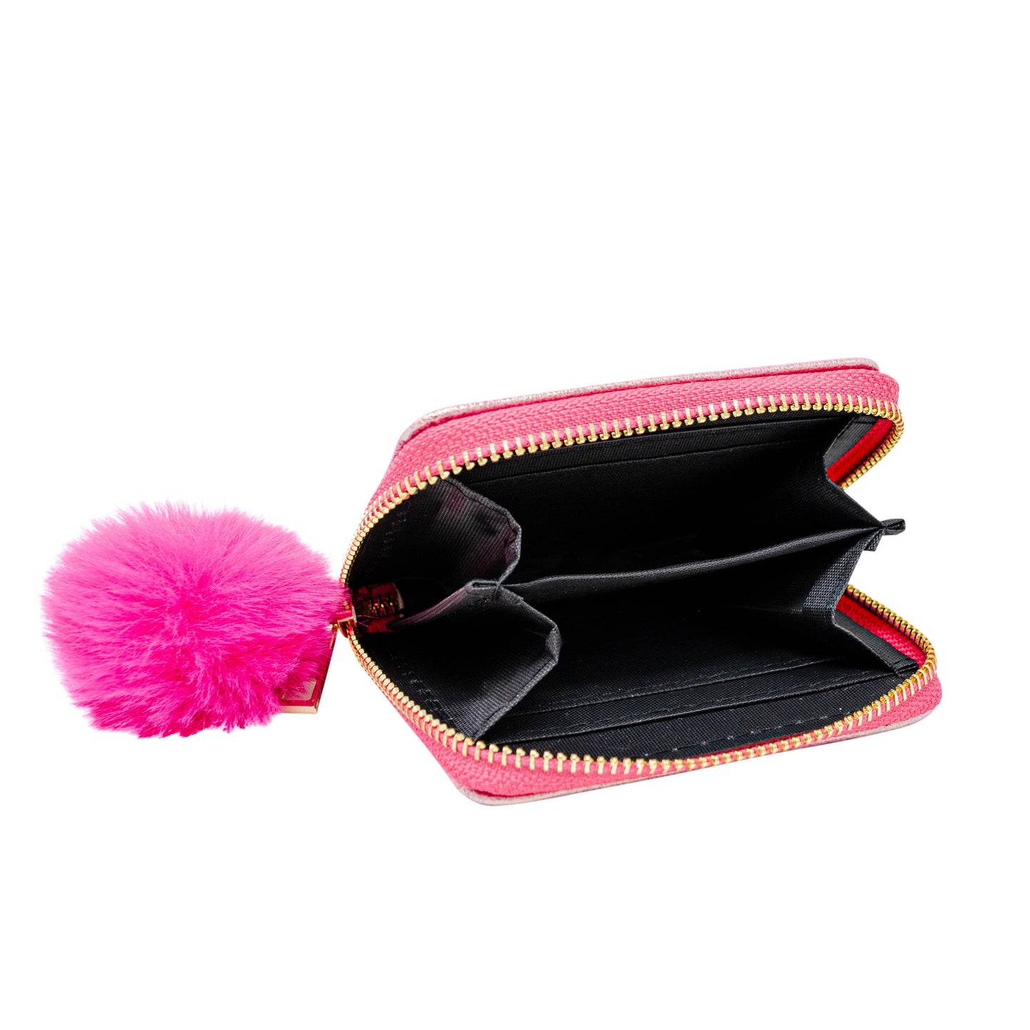 Pink Shiny Patch Wallet