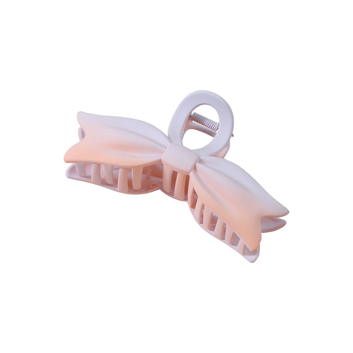 Pink Gradient Bow Claw Clip