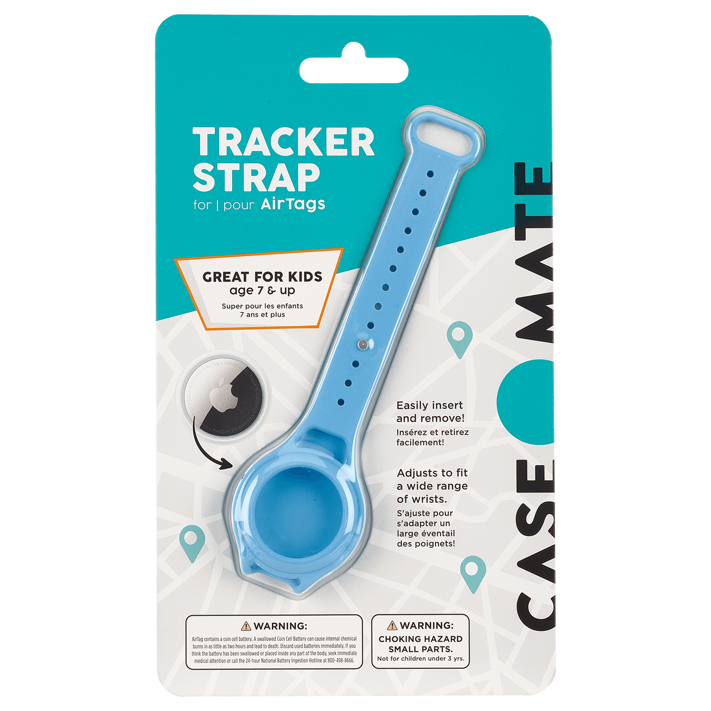 Blue AirTag Kids Bracelet