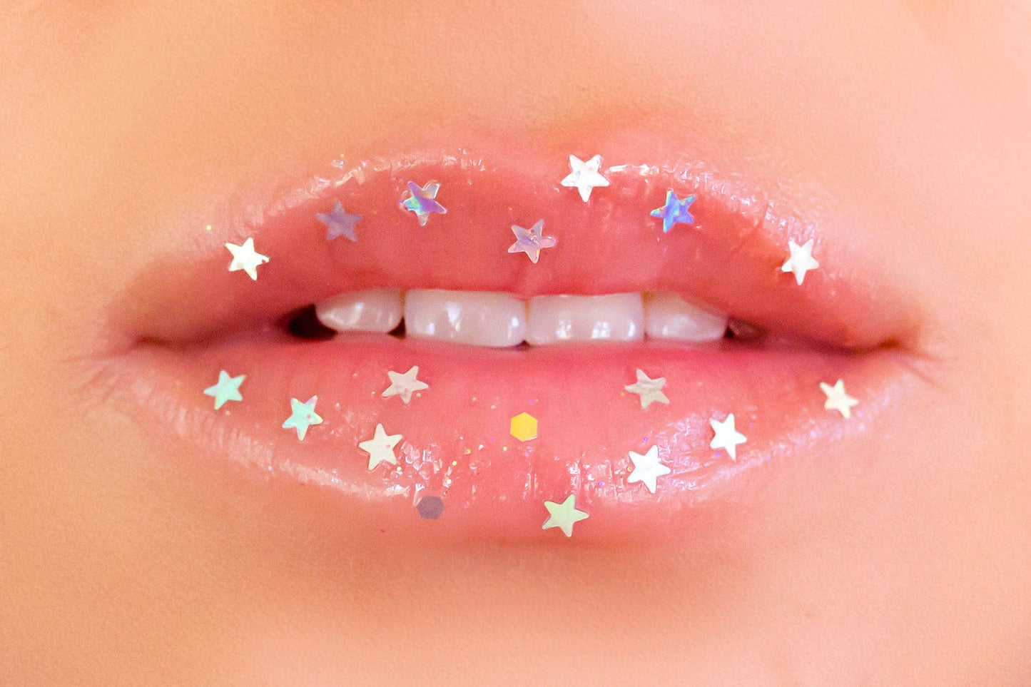 Rose' Glitter Lip Gloss