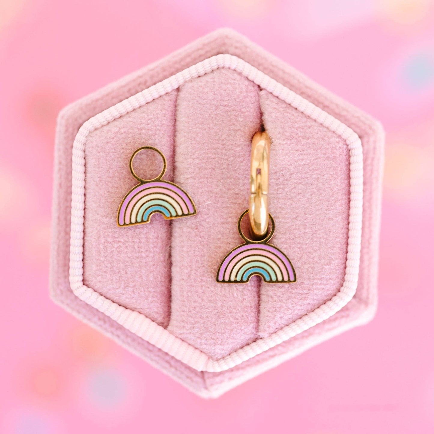 Pastel Rainbow Charms