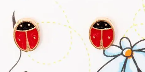 Ladybug Earrings