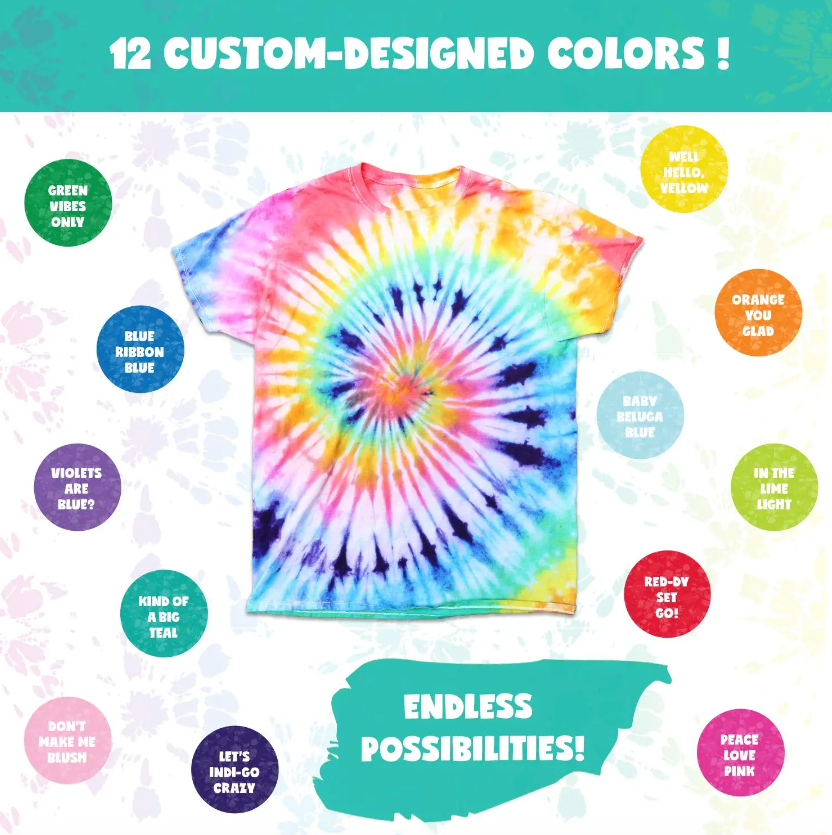Easy Tie Dye Party Kit
