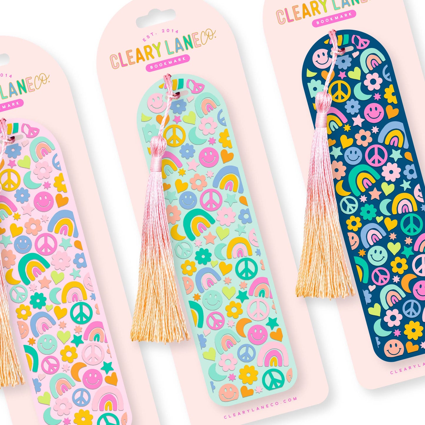 Acrylic Bookmark | Hot Pink Floral Jungle