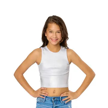 Foil Painted Sleeveless Top