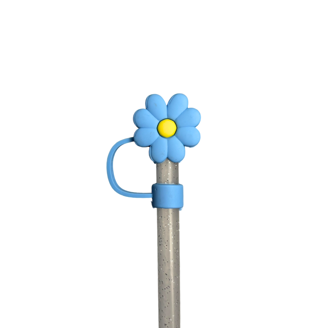 Flower Straw Toppers