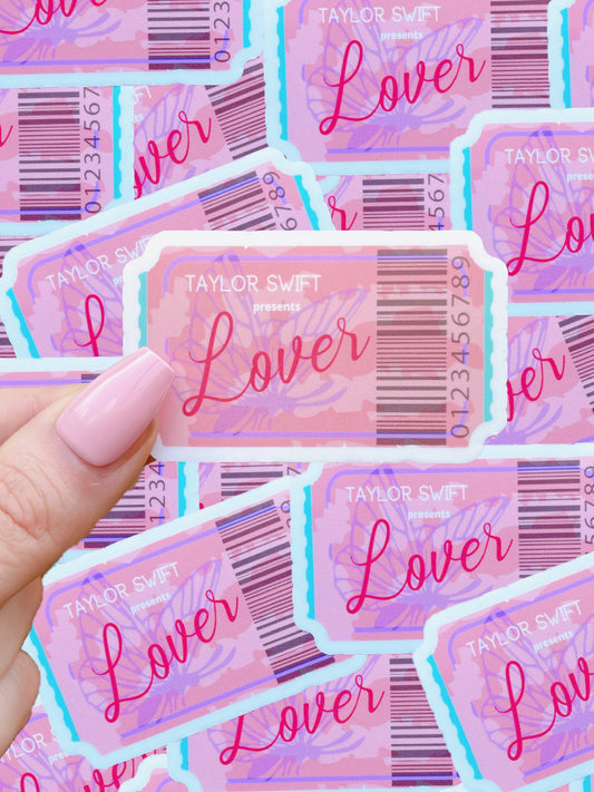 TSwift Lover Ticket Sticker