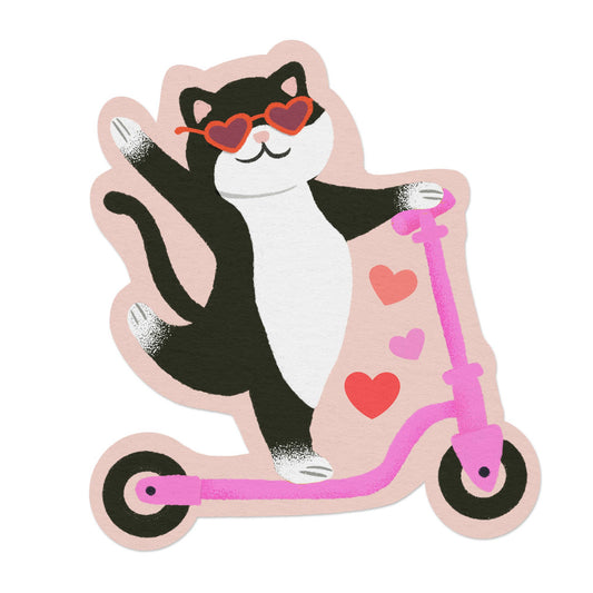 Love Cat Vinyl Sticker