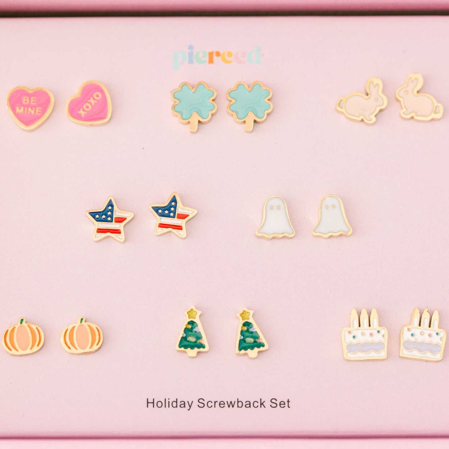 Holiday Screwback Earring Set