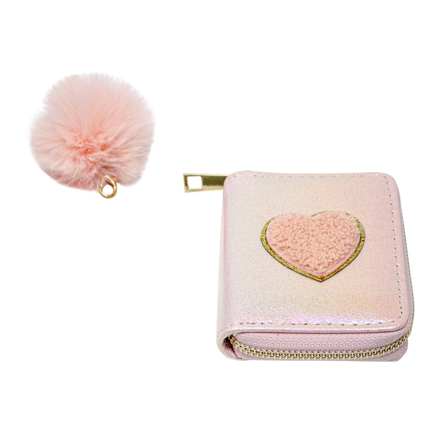 Pink Shiny Patch Wallet