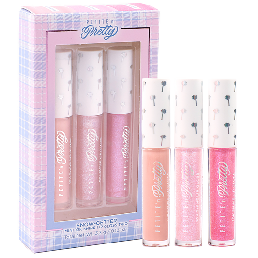 Snow-Getter
Mini 10K Shine Lip Gloss Trio