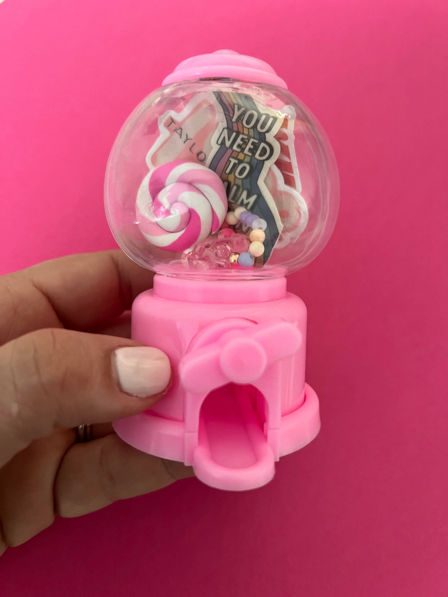 Bubble Gum Machine Taylor Mini Sticker