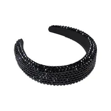 Girls Puff Colored Rhinestone Headband