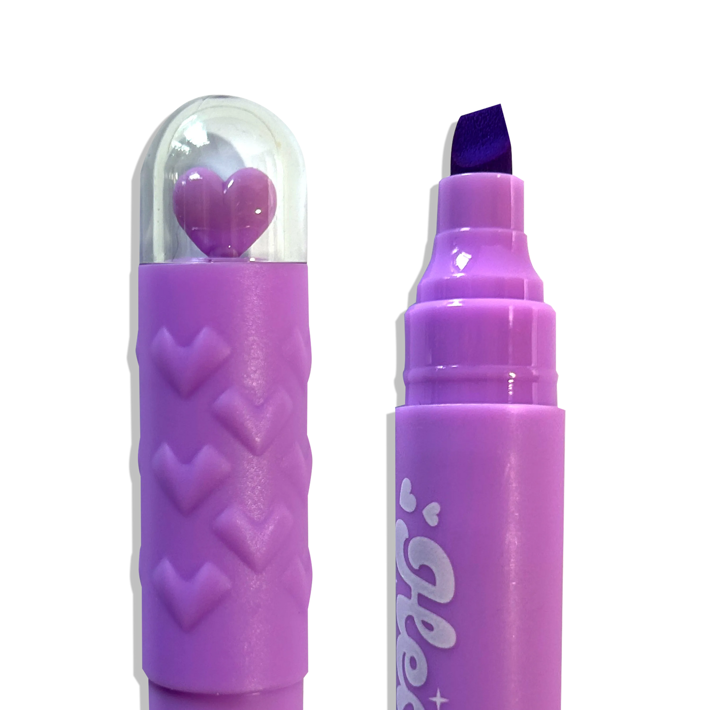 Heart Pops Neon Highlighters (Set of 6)
