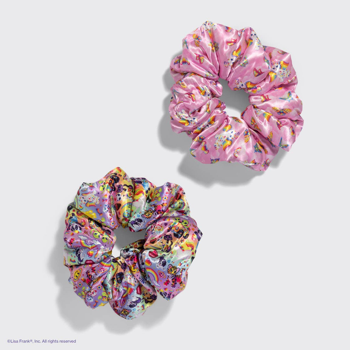 Lisa Frank x Kitsch Pillow Satin Scrunchies | Fantastic World
