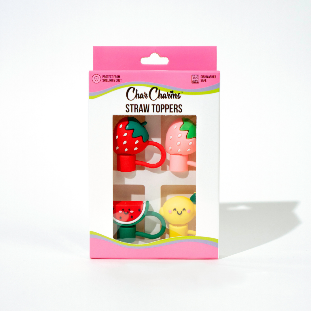 Fruity Fun Straw Toppers