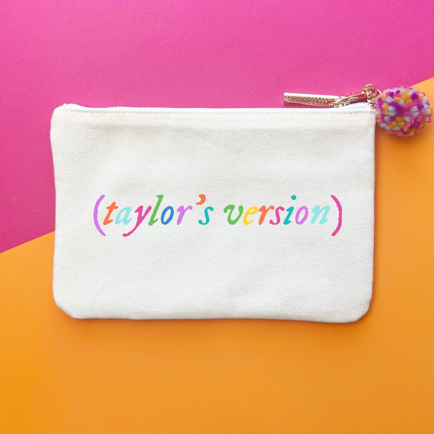 Taylor's Version Pouch w/Pom Pom