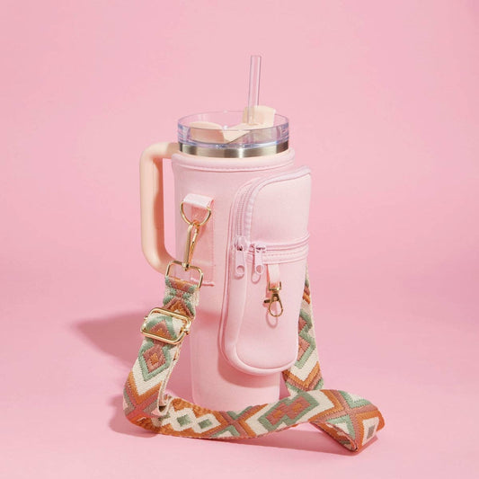 Scuba Sling Tumbler Bag | Light Pink