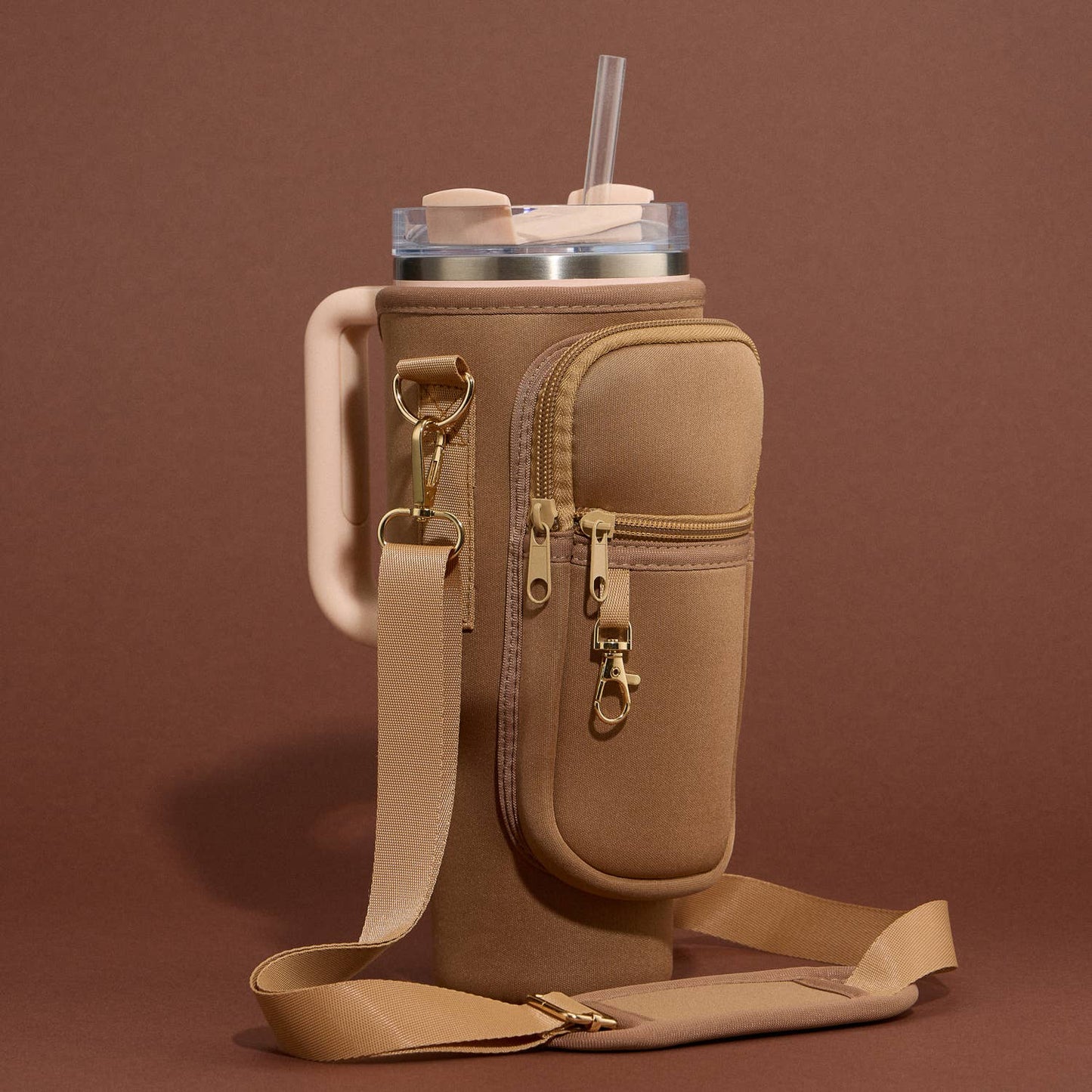 Scuba Sling Tumbler Bag | Light Pink