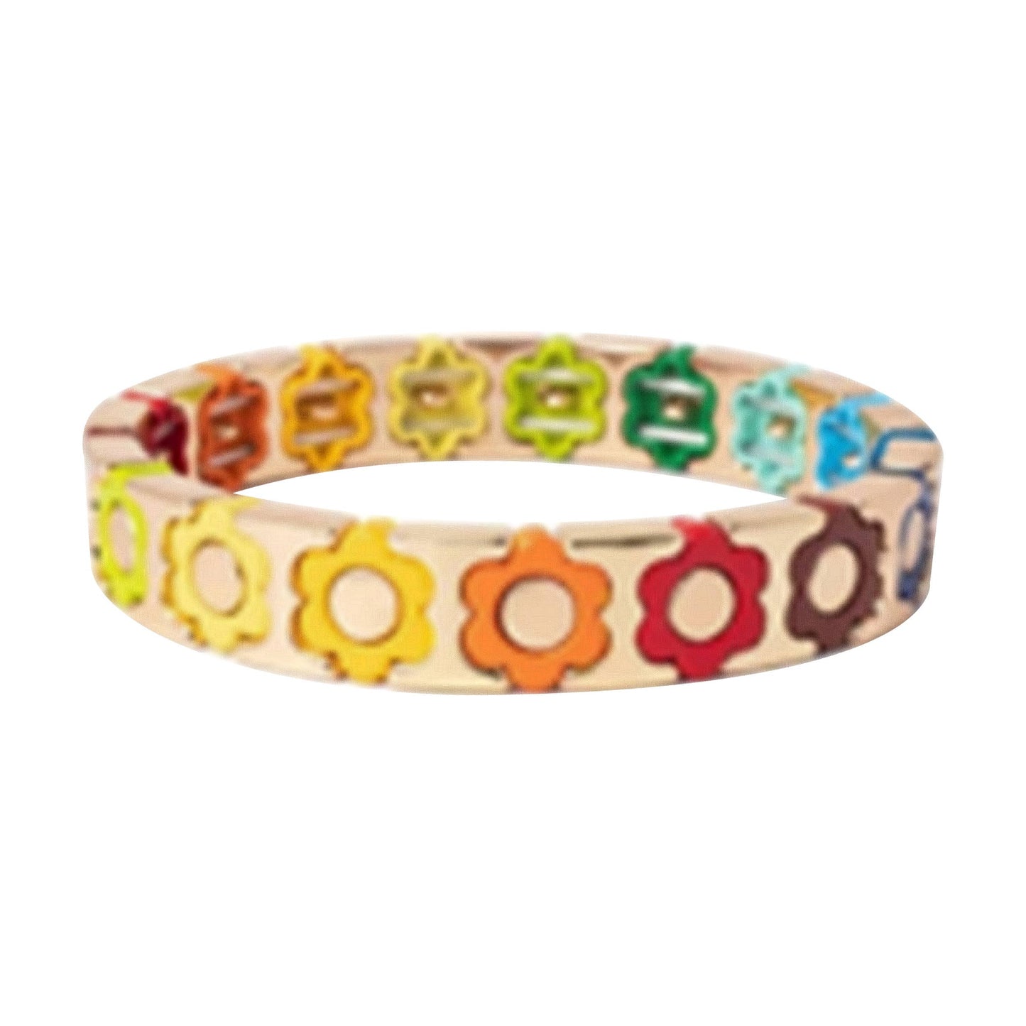 Garden Party Bracelet | Rainbow/Gold