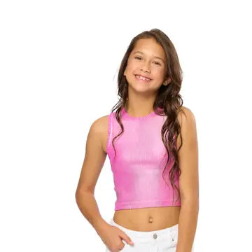 Foil Painted Sleeveless Top