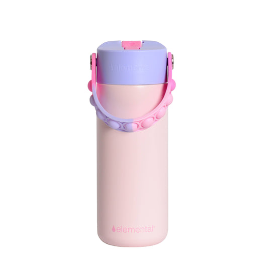 18oz Core Pop Bottle | Pink Tie Dye