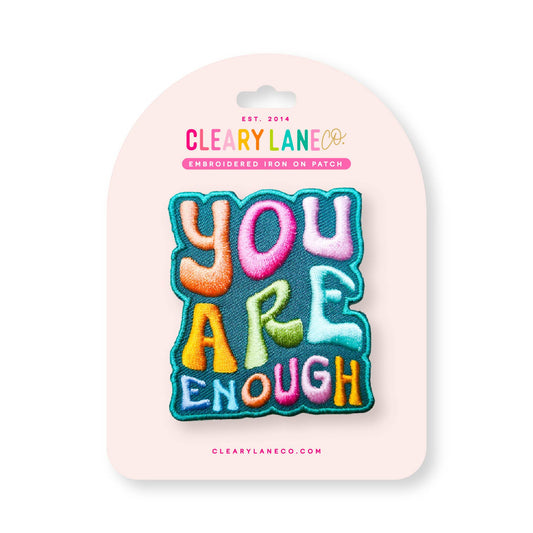 You Are Enough Iron-on Patch