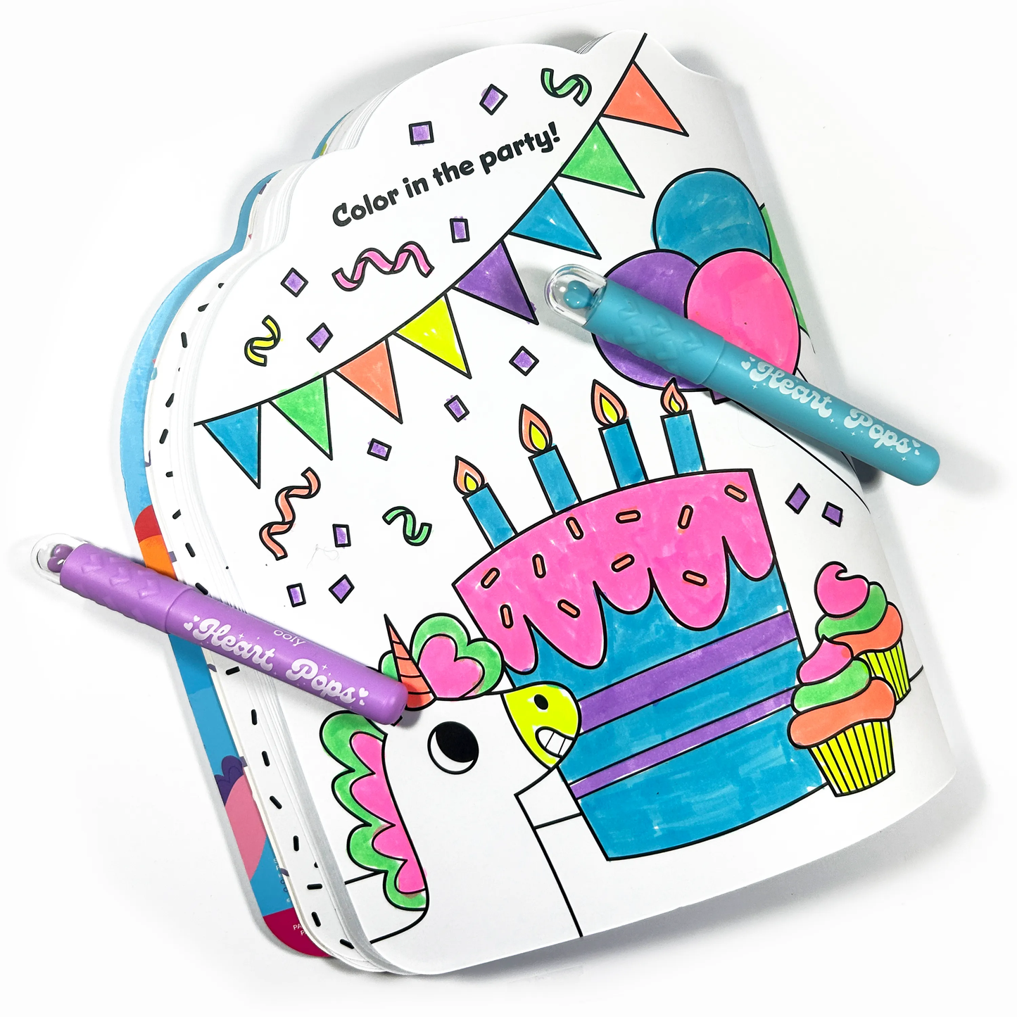 Heart Pops Neon Highlighters (Set of 6)