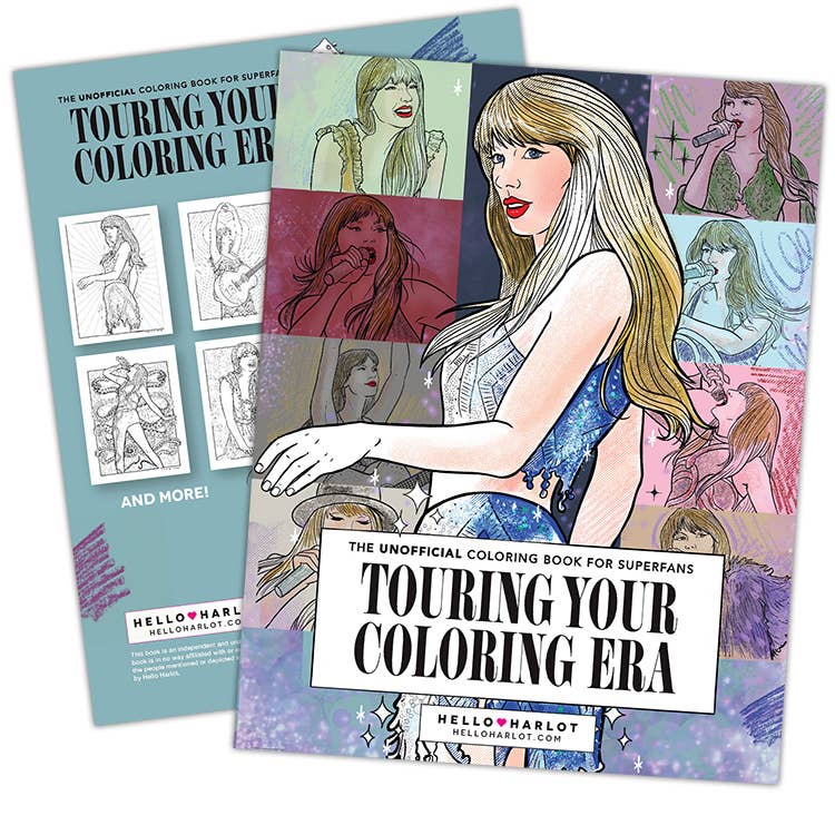 TSwift Touring Your Era Coloring Book