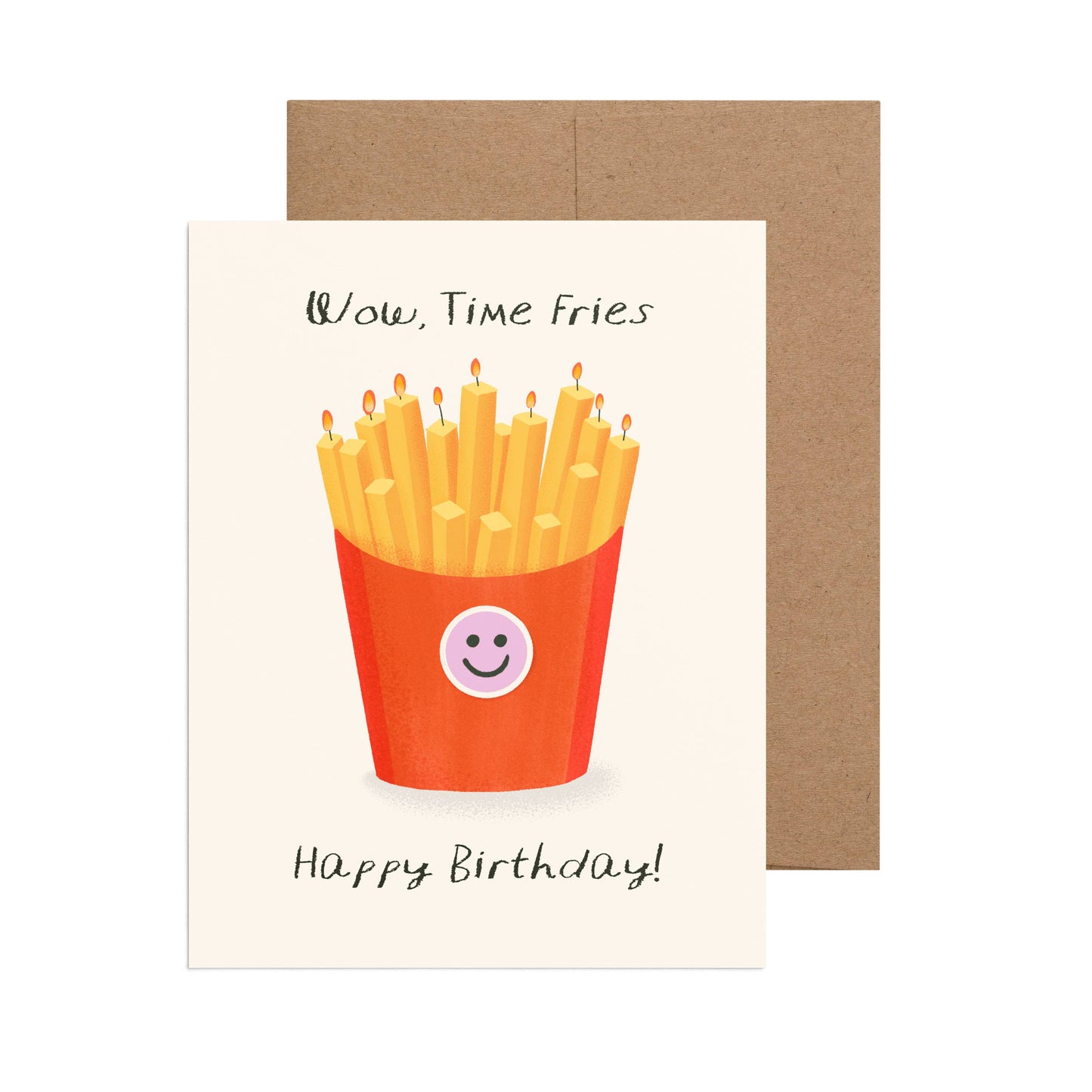 Time Fries Birthday Card