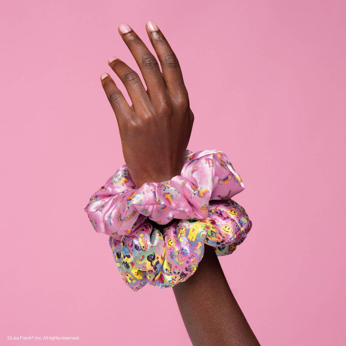 Lisa Frank x Kitsch Pillow Satin Scrunchies | Fantastic World