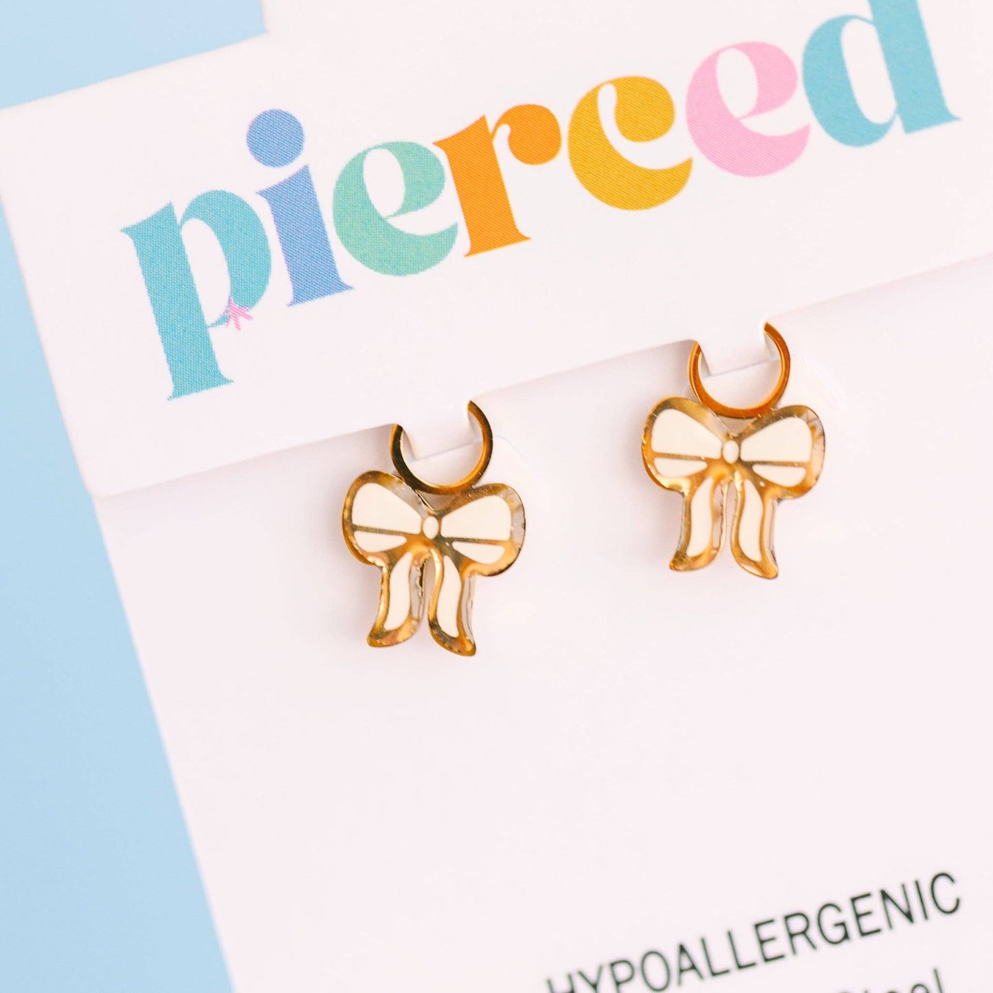 Cream Bow Charms