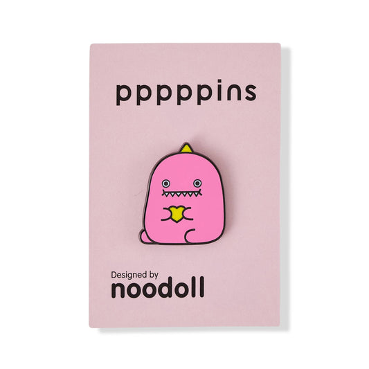 Pink Miss Dinosaur Enamel Pin