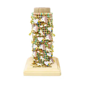 Rainbow Unicorn Bead Bracelet Tower