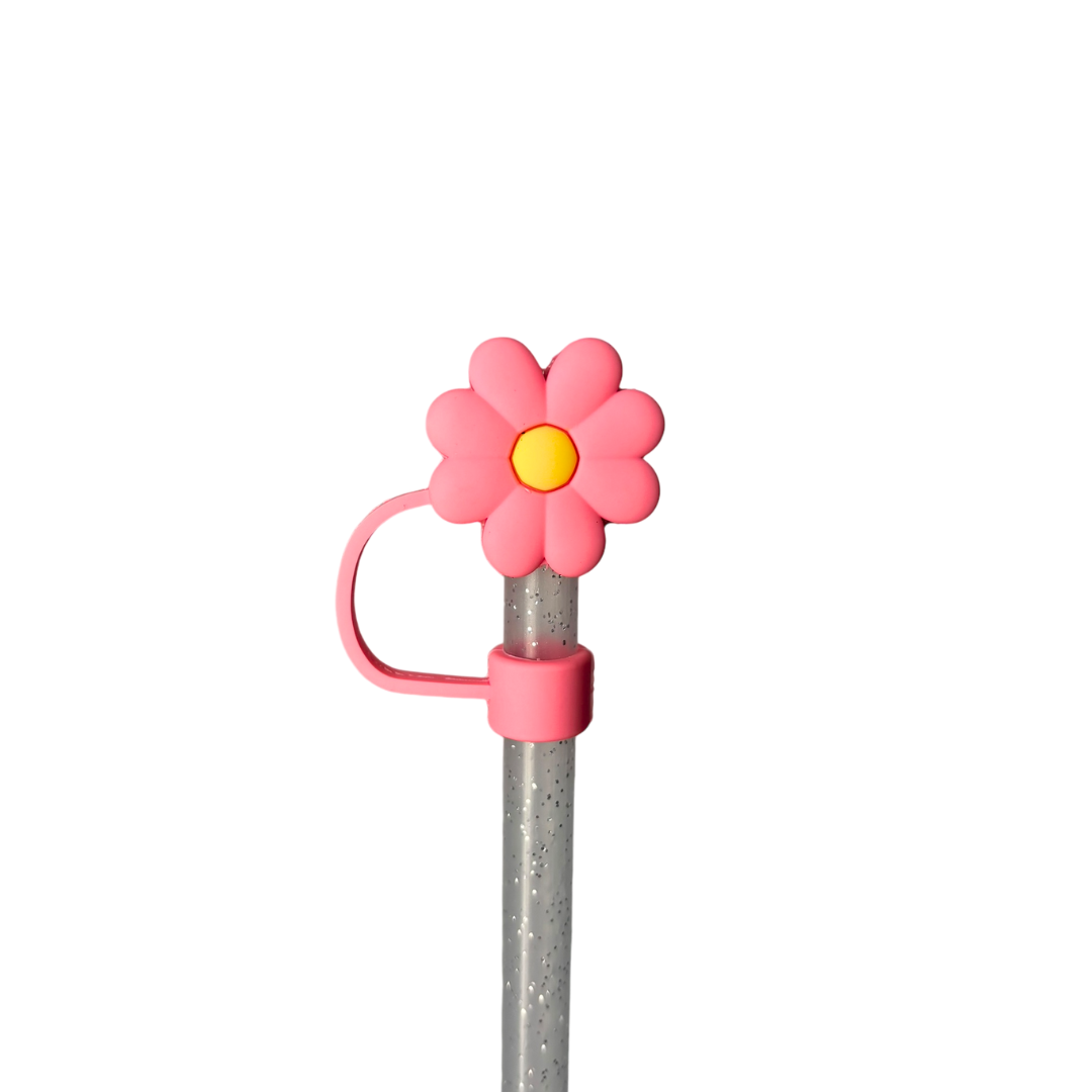 Flower Straw Toppers