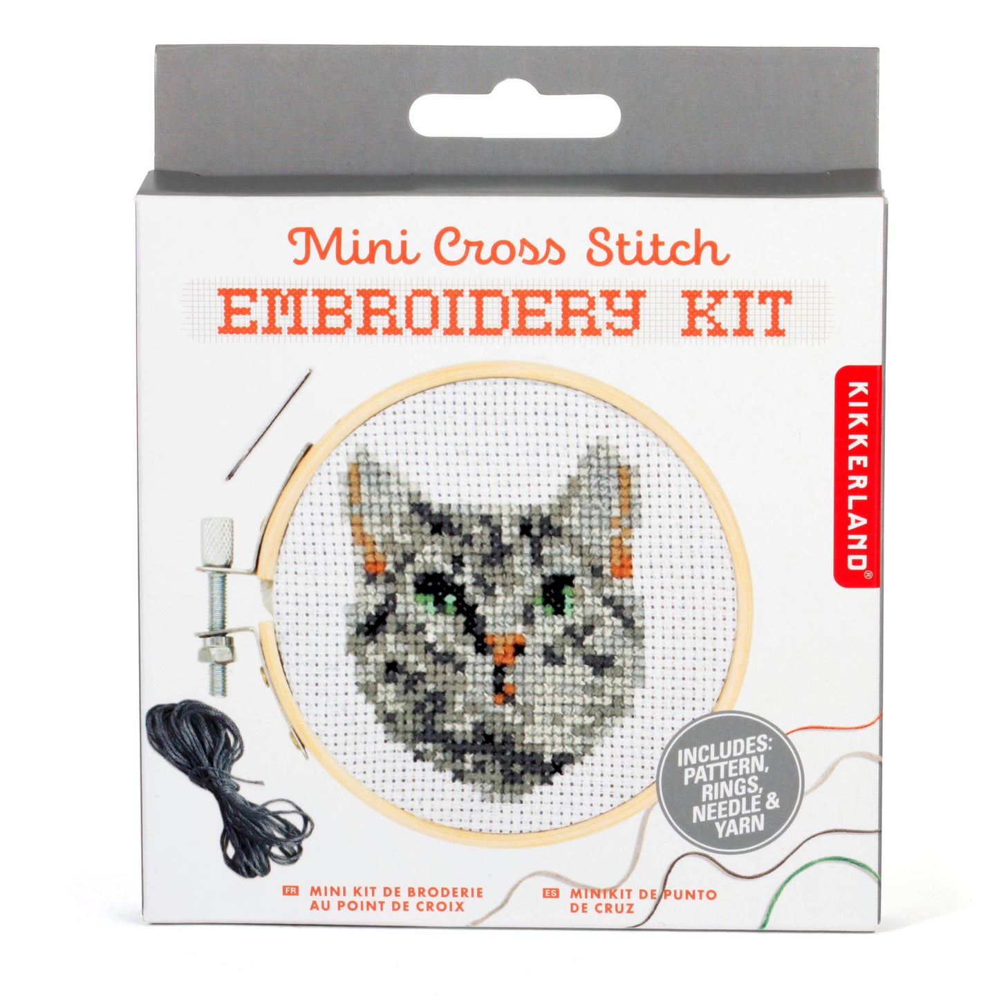 Mini Cat Cross Stitch Embroidery Kit